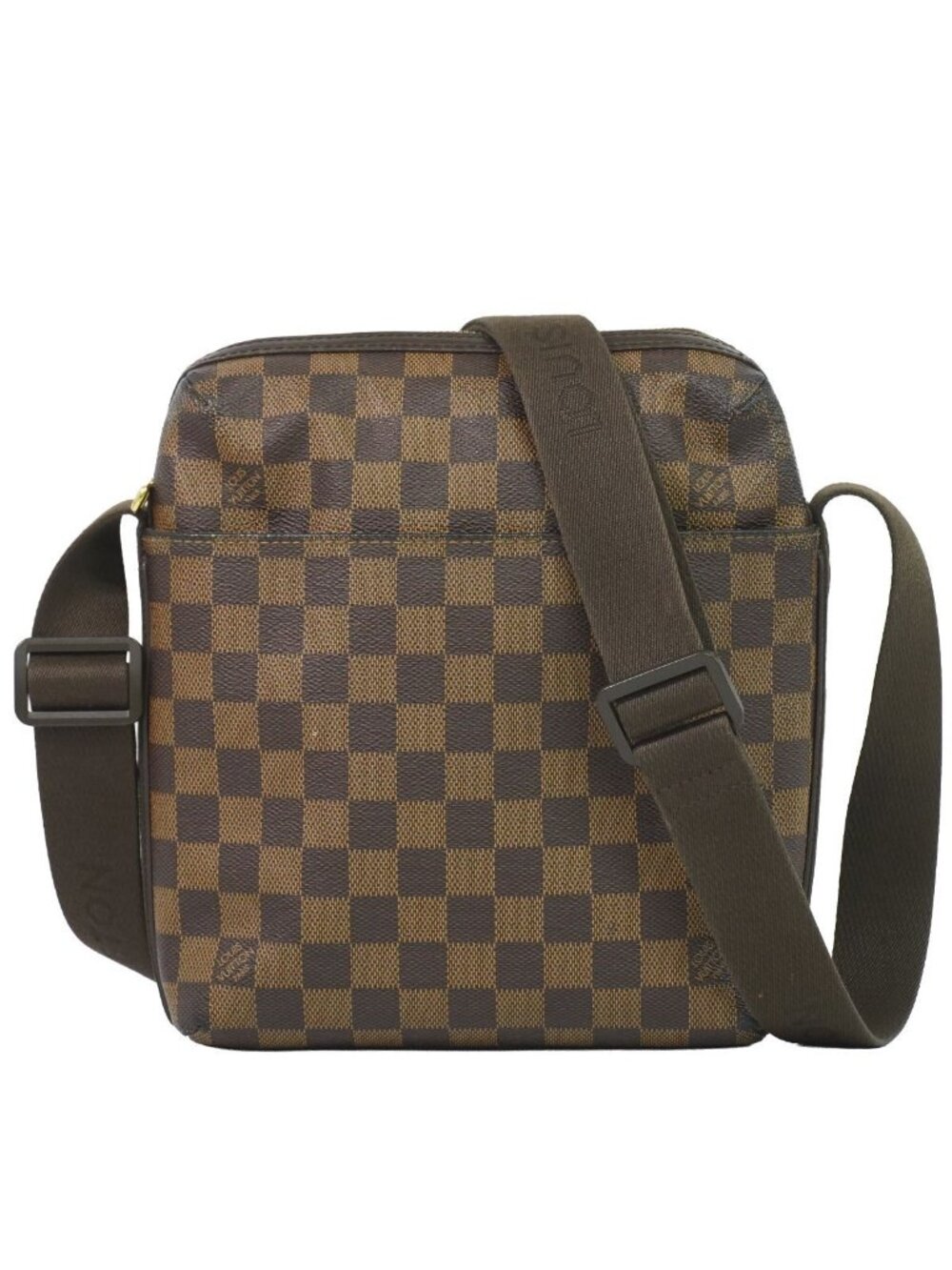 Louis Vuitton LV Trotteur Beaubourg Damier Ebene Shoulder Bag Pochette Brown